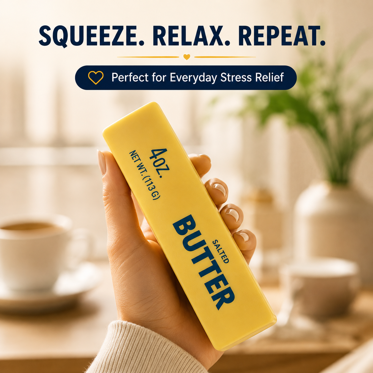 Butter Stick Slow Rising Squishy - Stress Relief Fidget Toy