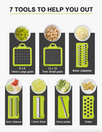 16-In-1 Vegetable Fruit Chopper Cutter Food Onion Veggie Dicer Slicer Kitchen