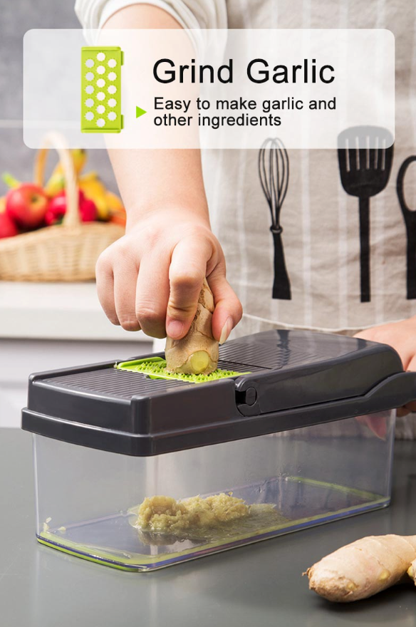 16-In-1 Vegetable Fruit Chopper Cutter Food Onion Veggie Dicer Slicer Kitchen