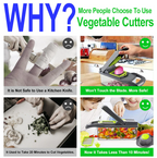 16-In-1 Vegetable Fruit Chopper Cutter Food Onion Veggie Dicer Slicer Kitchen