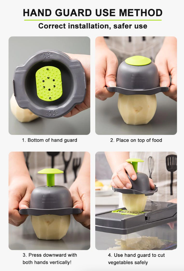 16-In-1 Vegetable Fruit Chopper Cutter Food Onion Veggie Dicer Slicer Kitchen